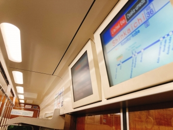 新開地駅から十三駅の乗車記録(乗りつぶし)写真
