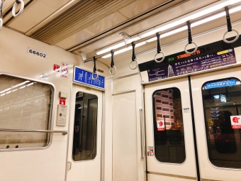 淡路駅から天神橋筋六丁目駅の乗車記録(乗りつぶし)写真