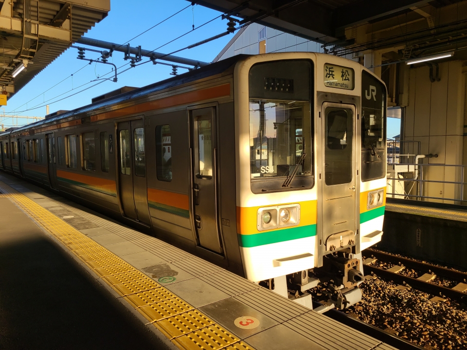 鉄道乗車記録「袋井駅から浜松駅」乗車した列車(外観)の写真(1) by Tommy 撮影日時:2020年10月