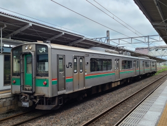 白石駅から福島駅:鉄道乗車記録の写真