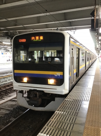 千葉駅から木更津駅の乗車記録(乗りつぶし)写真