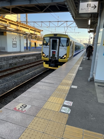 大原駅から東京駅の乗車記録(乗りつぶし)写真