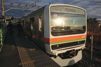 箱根、登山する旅（川越-高麗川）:鉄道乗車記録の写真