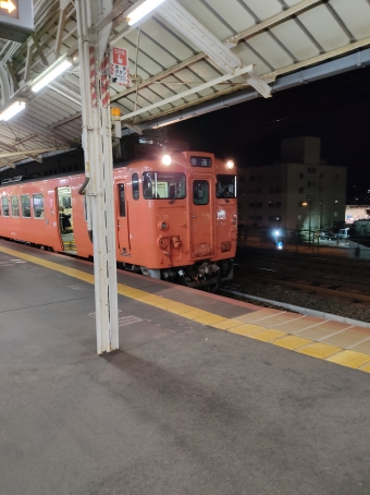 下関駅から福知山駅:鉄道乗車記録の写真