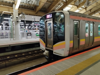 新潟駅から青森駅の乗車記録(乗りつぶし)写真
