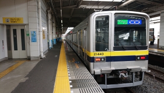 南栗橋駅から栗橋駅の乗車記録(乗りつぶし)写真