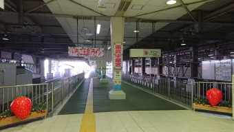 東武宇都宮駅から南栗橋駅の乗車記録(乗りつぶし)写真