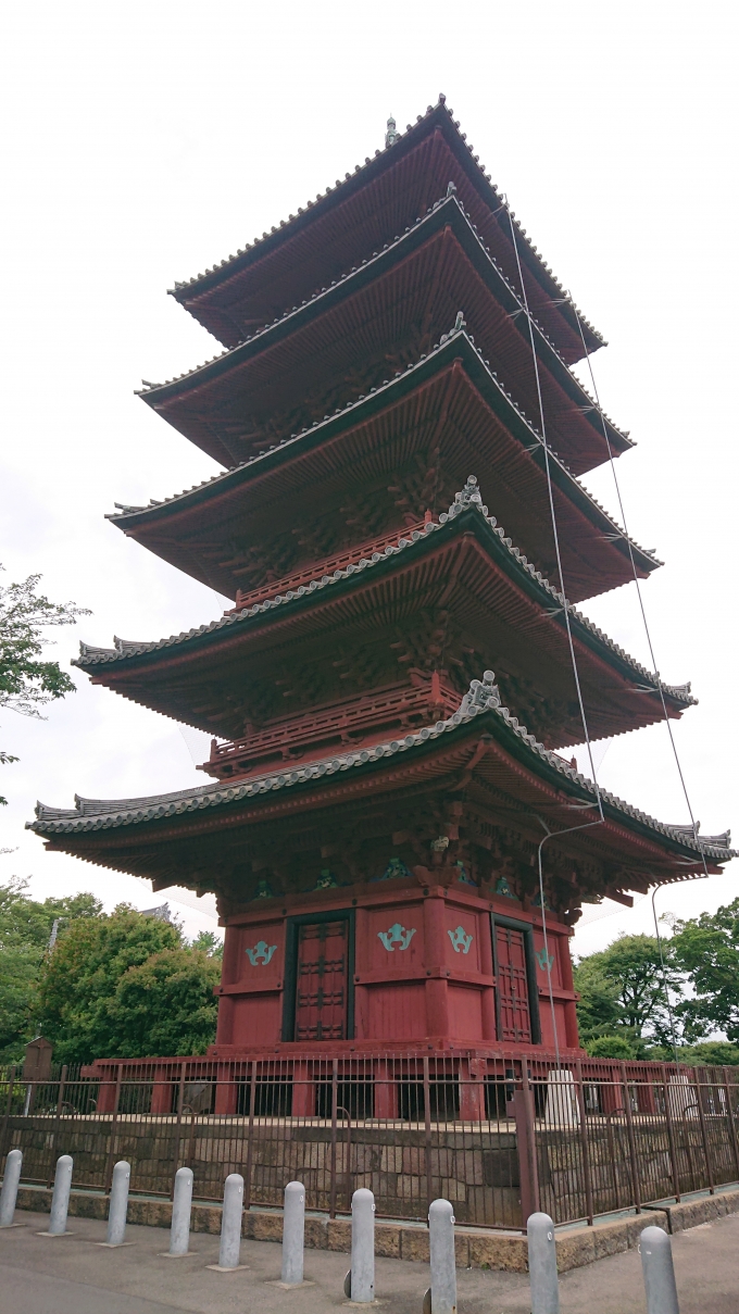 鉄道乗車記録の写真:車窓・風景(2)        「関東最古の五重塔  池上本門寺」