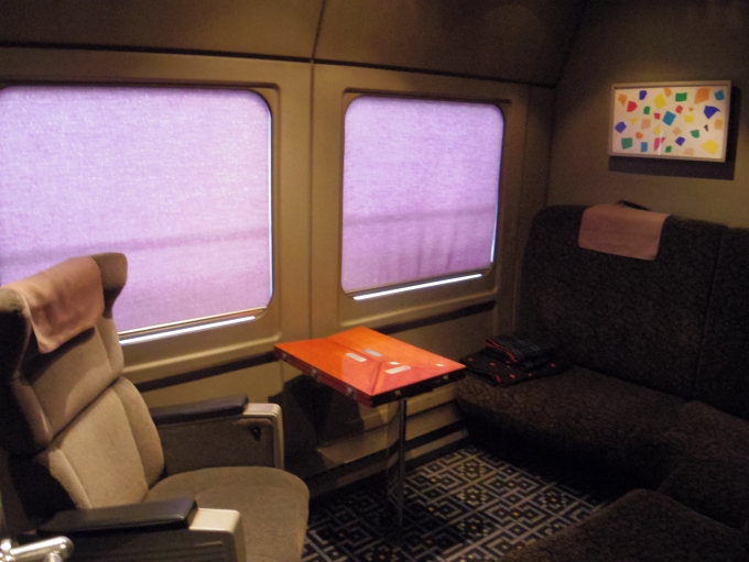 鉄道乗車記録の写真:車内設備、様子(2)     