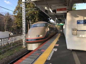 東武ワールドスクウェア駅から新宿駅の乗車記録(乗りつぶし)写真