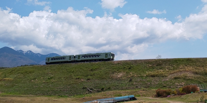 鉄道乗車記録の写真:旅の思い出(4)        「2020-05-04　復路
小海線　小淵沢大カーブ
」