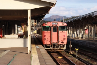 鳥取駅から豊岡駅の乗車記録(乗りつぶし)写真