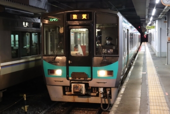 西舞鶴駅から敦賀駅の乗車記録(乗りつぶし)写真