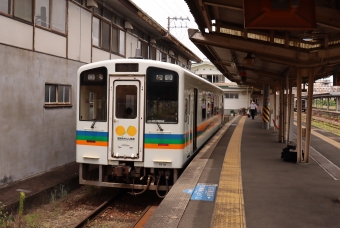 八代駅から出水駅の乗車記録(乗りつぶし)写真