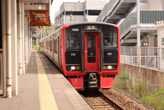 久留米駅から大牟田駅の乗車記録(乗りつぶし)写真
