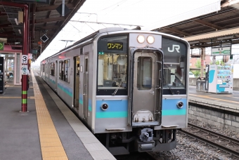塩尻駅から辰野駅の乗車記録(乗りつぶし)写真