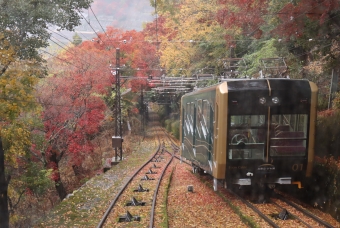 ケーブル八瀬駅からケーブル比叡駅の乗車記録(乗りつぶし)写真