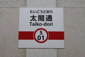 名古屋駅から太閤通駅の乗車記録(乗りつぶし)写真