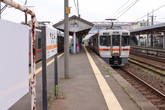 弥富駅から津島駅の乗車記録(乗りつぶし)写真