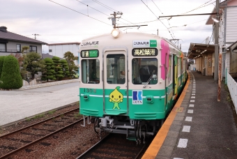 瓦町駅から長尾駅の乗車記録(乗りつぶし)写真