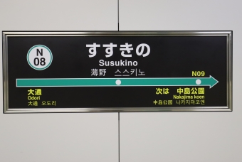 真駒内駅からすすきの駅:鉄道乗車記録の写真