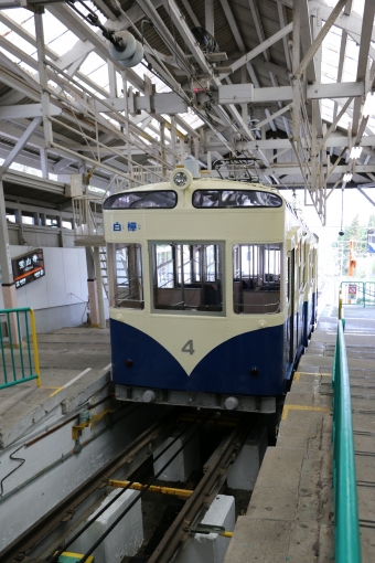 生駒山上駅から宝山寺駅の乗車記録(乗りつぶし)写真