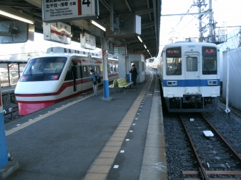 赤城駅から西桐生駅の乗車記録(乗りつぶし)写真