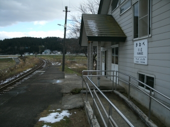 川辺駅から矢島駅:鉄道乗車記録の写真
