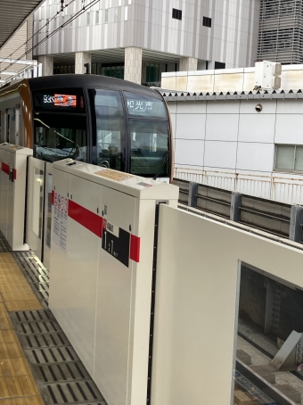 川崎駅から池袋駅の乗車記録(乗りつぶし)写真