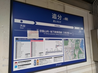 追分駅から四宮駅の乗車記録(乗りつぶし)写真
