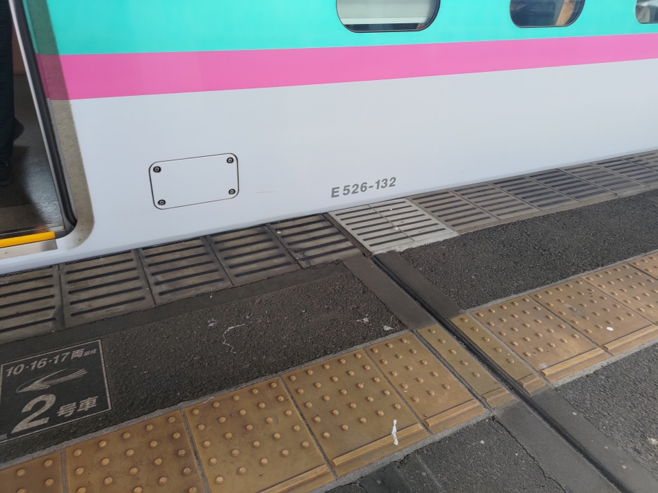 鉄道乗車記録「郡山駅から福島駅」車両銘板の写真(3) by ツビー 撮影日時:2021年10月23日