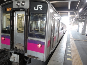 秋田駅から象潟駅の乗車記録(乗りつぶし)写真