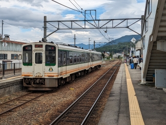 会津田島駅から西若松駅の乗車記録(乗りつぶし)写真