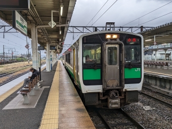 会津若松駅から会津柳津駅の乗車記録(乗りつぶし)写真