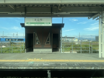 北山形駅 写真:駅名看板