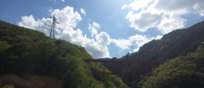 鉄道乗車記録の写真:車窓・風景(3)        「鬼ヶ沢橋梁の写真です。」