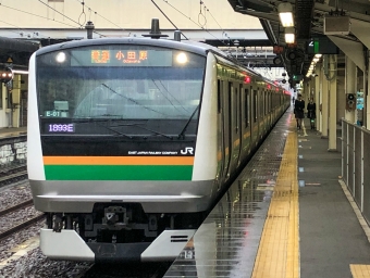倉賀野駅から高崎駅の乗車記録(乗りつぶし)写真