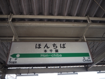 本千葉駅 写真:駅名看板
