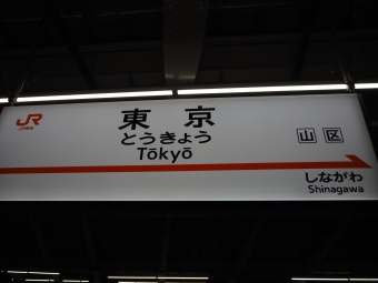 東京駅から新大阪駅の乗車記録(乗りつぶし)写真
