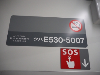 下館駅から水戸駅の乗車記録(乗りつぶし)写真