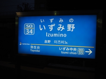 いずみ野駅から弥生台駅の乗車記録(乗りつぶし)写真