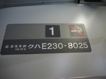平塚駅から小田原駅の乗車記録(乗りつぶし)写真