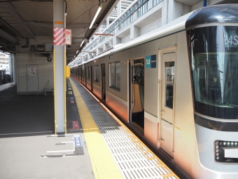 草加駅から竹ノ塚駅の乗車記録(乗りつぶし)写真