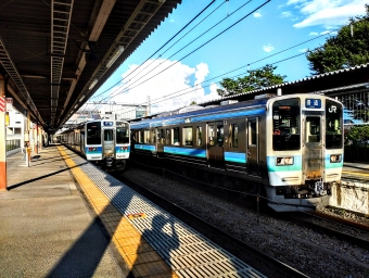 石和温泉駅から甲府駅:鉄道乗車記録の写真