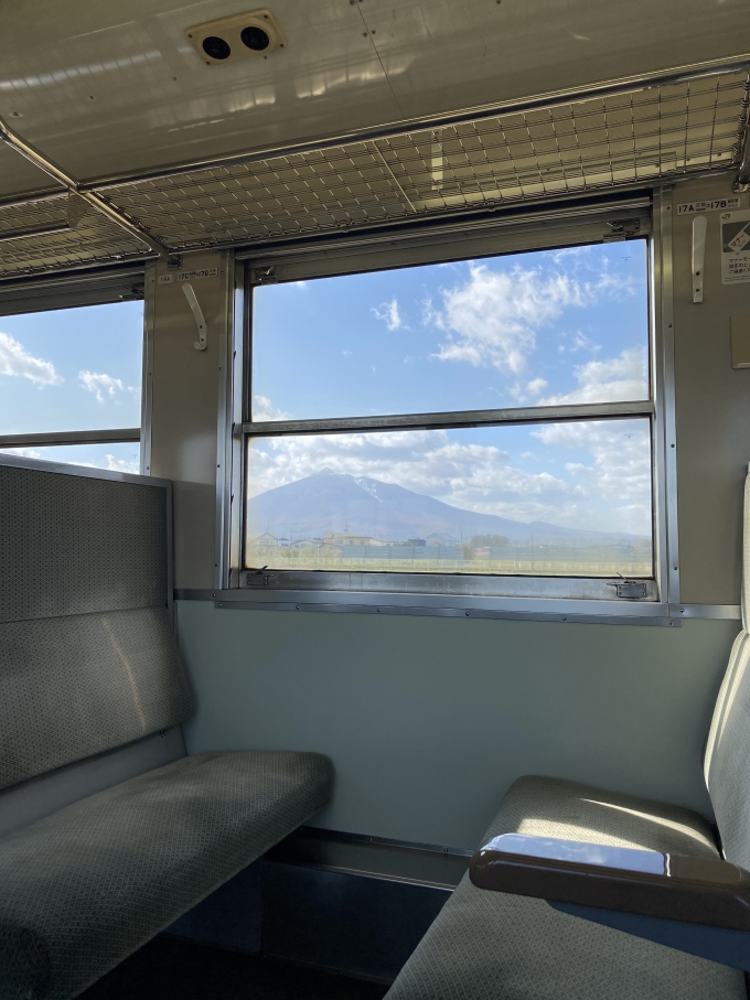 鉄道乗車記録の写真:車窓・風景(4)        「岩木山
きれいだな。そして津軽平野の広さに驚いた。」