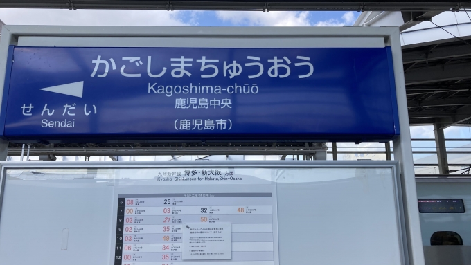 鉄道乗車記録の写真:駅名看板(5)        「(新幹線ホーム)」