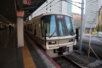 大阪駅から加茂駅の乗車記録(乗りつぶし)写真
