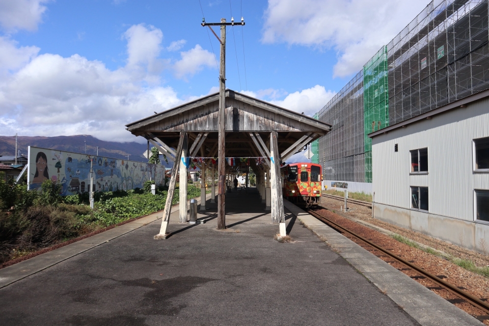 鉄道乗車記録「長井駅から赤湯駅」の写真(1) by ジオ鉄 撮影日時:2020年10月24日