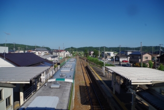 前谷地駅から柳津駅:鉄道乗車記録の写真