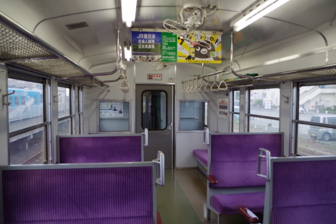 鉄道乗車記録の写真:車内設備、様子(3)        「乗車した車両 キハ40-545」
